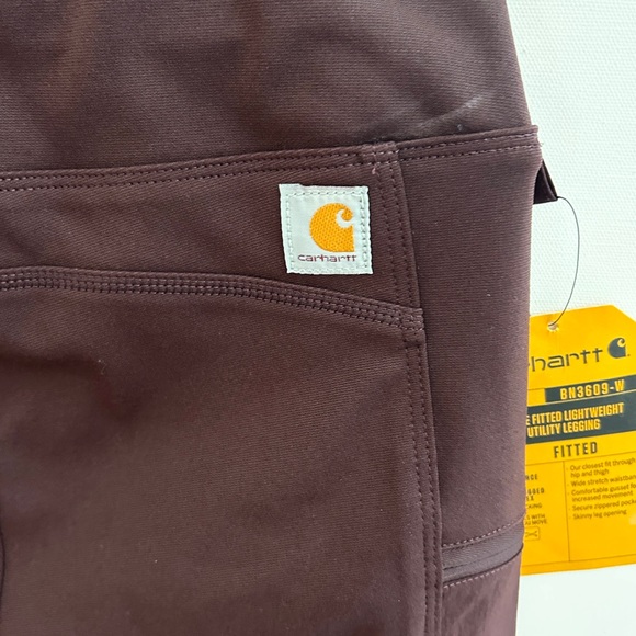 Carhartt Force Fitted Utility Leggings NWT  Lightweight Workwear Pants XS - Picture 4 of 9
